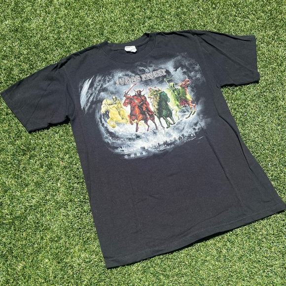 VTG 00’s Judas Priest Four Horsemen Band Tee - Picture 2 of 6